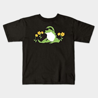 Yoga Frog Kids T-Shirt